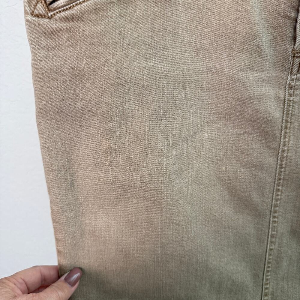 Women's Lauren Jeans‎ Company Tan Denim Pencil Skirt with Pockets Size 4 - Picture 8 of 9